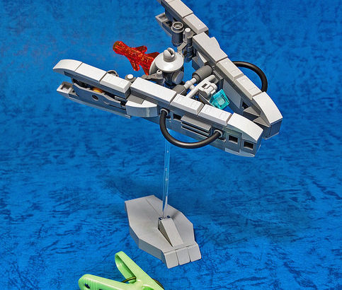 レゴ メカ「洗濯バサミ型宇宙船」